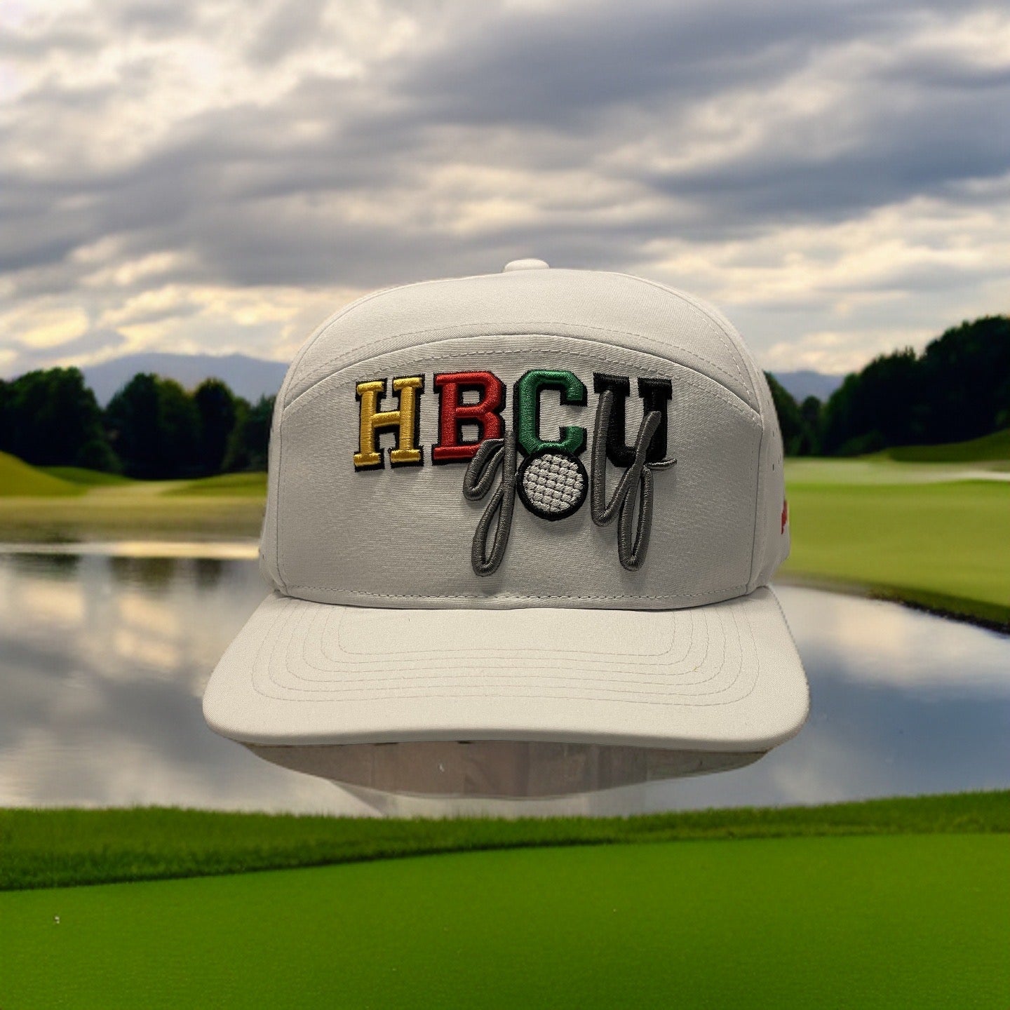 HBCU GOLF HAT - WHITE