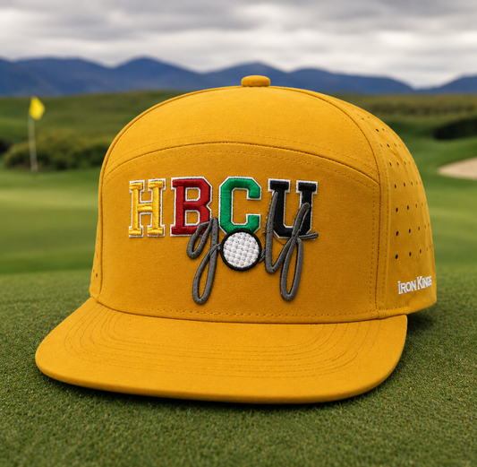 Gold HBCU Golf Hat