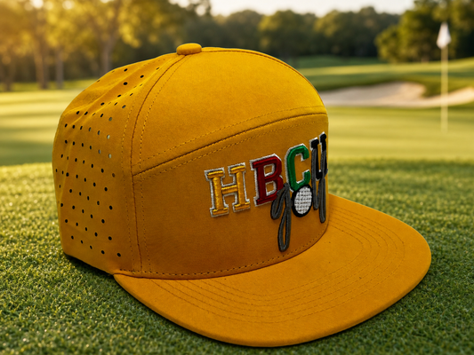 Gold HBCU Golf Hat